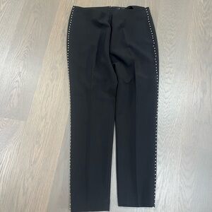 Black Pants with Pearl Studded Sides